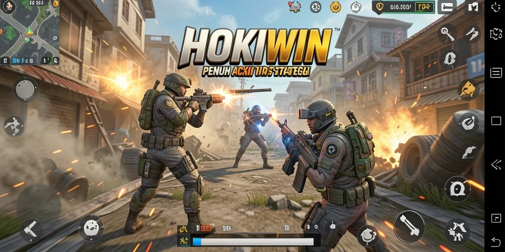 Tampilan gameplay mengesankan dari HOKIWIN saat beraksi.