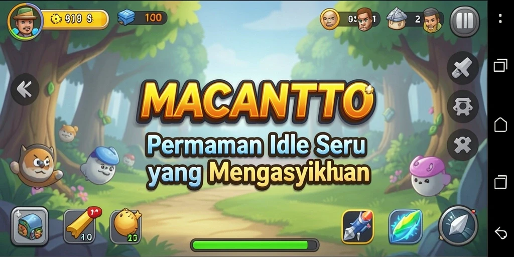 Tampilan gameplay <strong>MACANTOTO</strong> yang menarik dan interaktif.