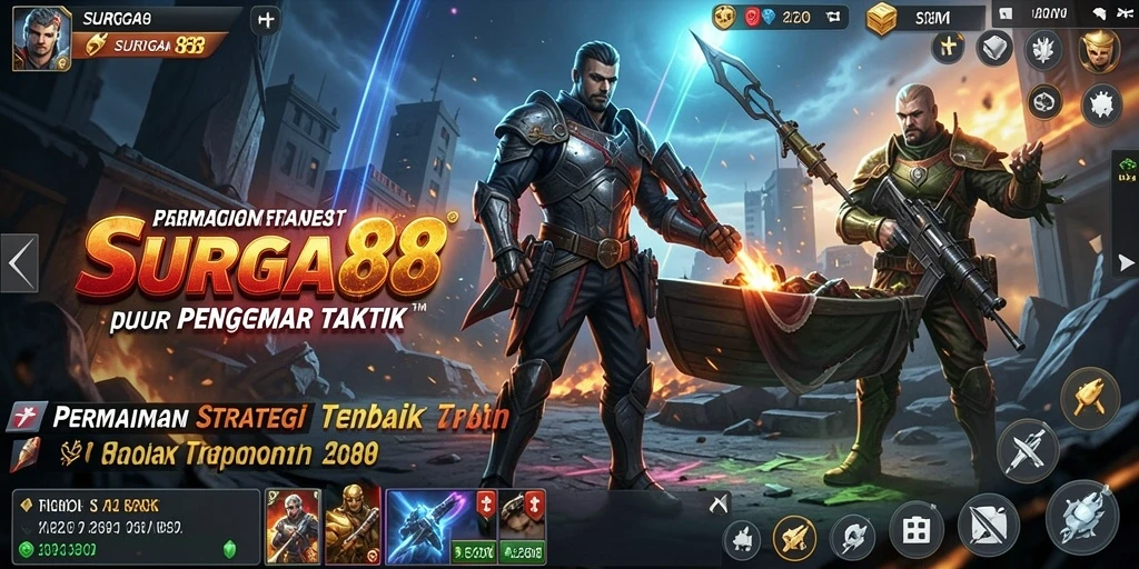 Tampilan screenshot SURGA88 menampilkan aksi strategi yang mendebarkan.