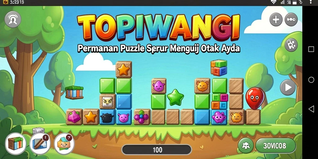 Gameplay menarik dari TOPIWANGI yang memukau dan penuh tantangan.