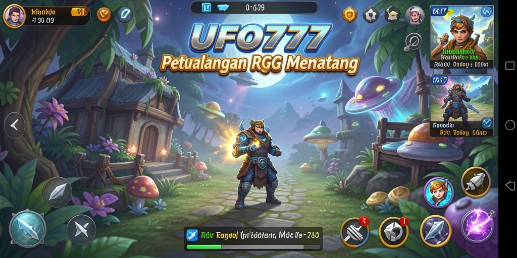 Tampilan menarik dari gameplay RPG UFO777 yang menantang.