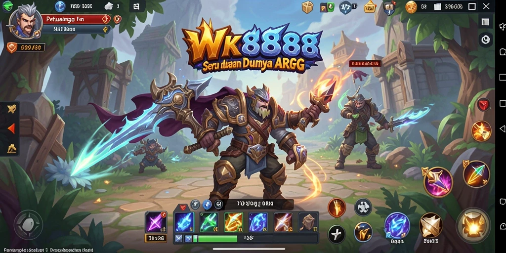Gambaran gameplay seru dari WK888 dengan aksi ARPG yang mendebarkan.